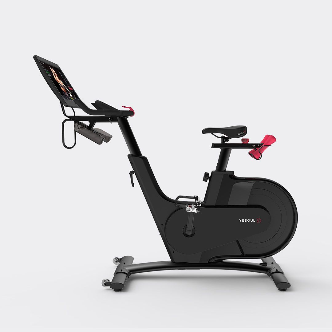 exercise bike with pad